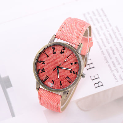 Women's Casual Denim Belt Quartz Watch