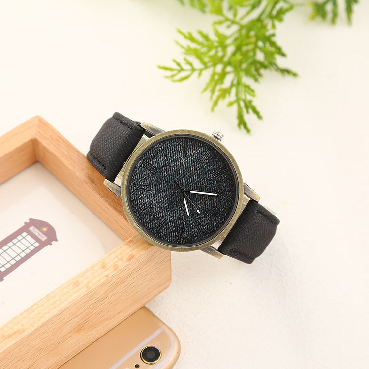 Women's Casual Denim Belt Quartz Watch