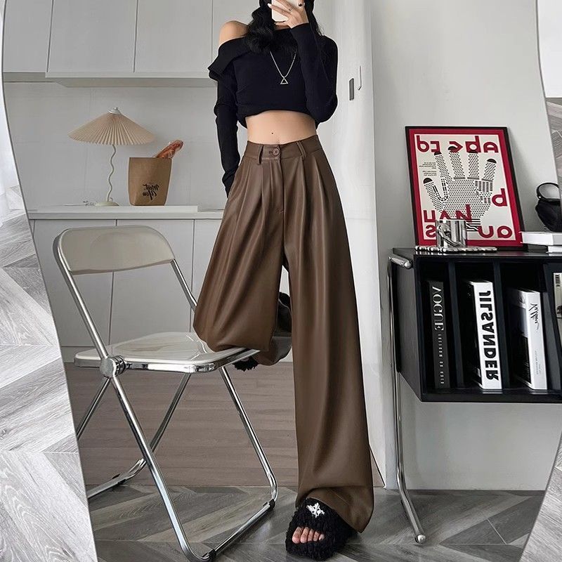 Loose Straight Drooping Slimming Casual Pants For Women