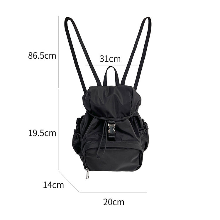 Simple Small Backpack Nylon Fashion Casual Schoolbag