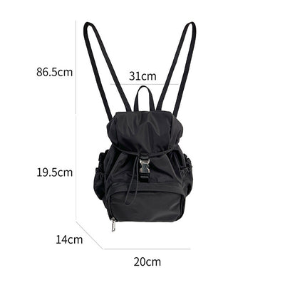 Simple Small Backpack Nylon Fashion Casual Schoolbag