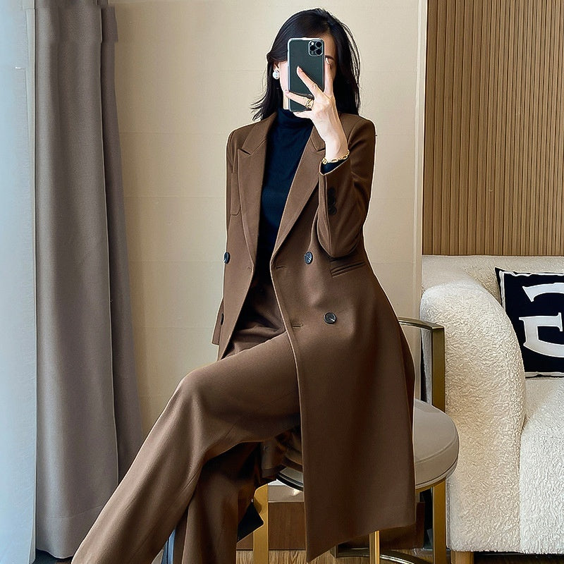 Women's Casual Double-breasted Elegant Trench Coat