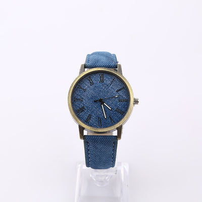 Women's Casual Denim Belt Quartz Watch