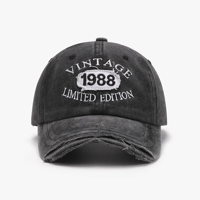 Letter Embroidery Outdoor Curved Brim Soft Top Neutral Baseball Cap