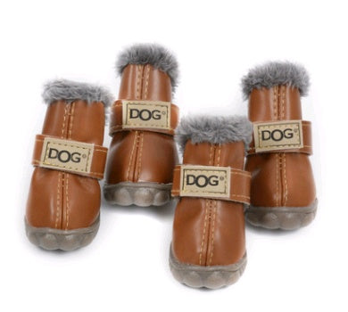 Dog Thick Snow Boots Keep Warm Teddy Autumn And Winter VIP Shoes