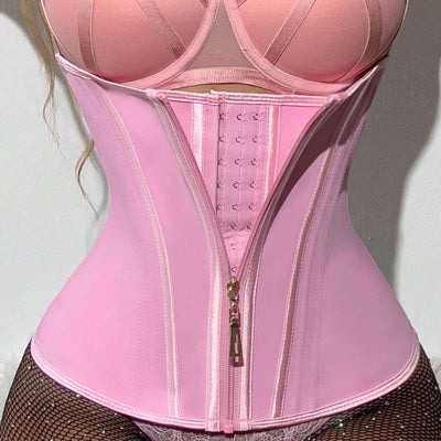 Hourglass Waist Shaping Belt Latex Corset