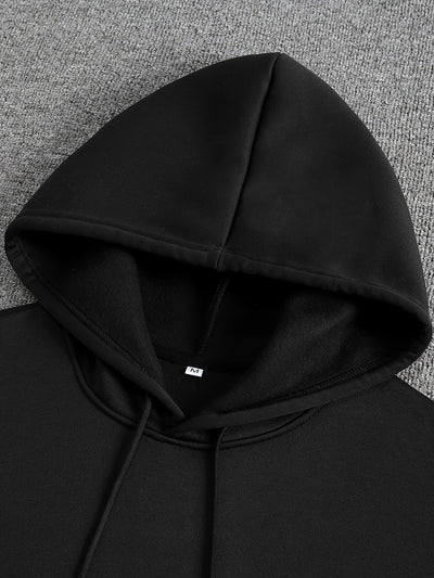 Men's Casual Fleece-lined Hoodie