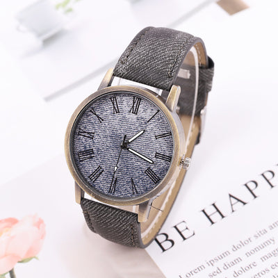 Women's Casual Denim Belt Quartz Watch