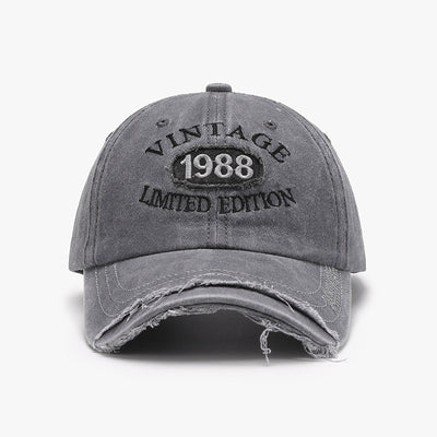 Letter Embroidery Outdoor Curved Brim Soft Top Neutral Baseball Cap