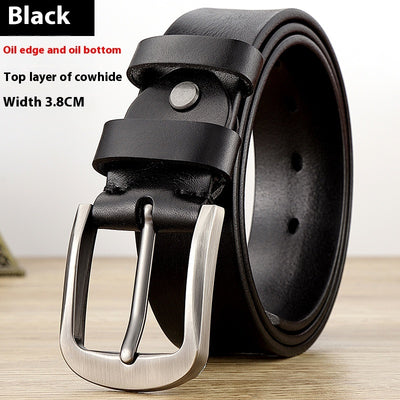 First Layer Cow Leather Belt Men