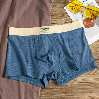 Men's Underwear Breathable Moor Cotton Polylactic Acid Boxers