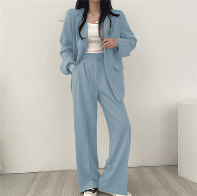 Korean Style Casual Suit Set Women