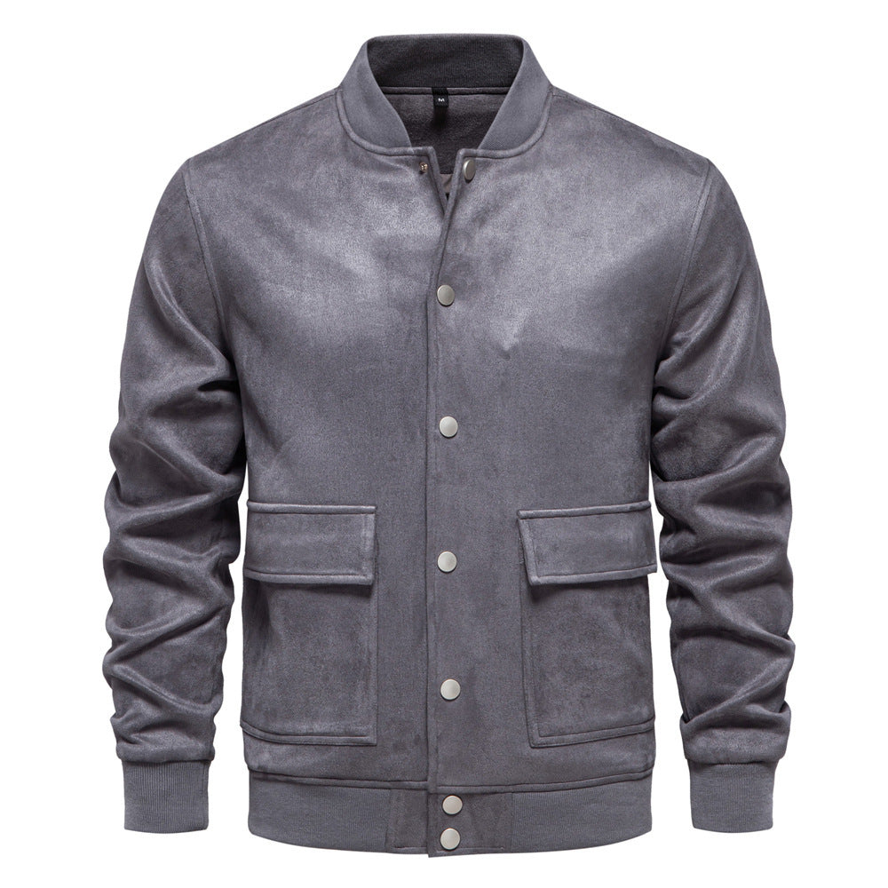 Casual Baseball Uniform Men's Jacket