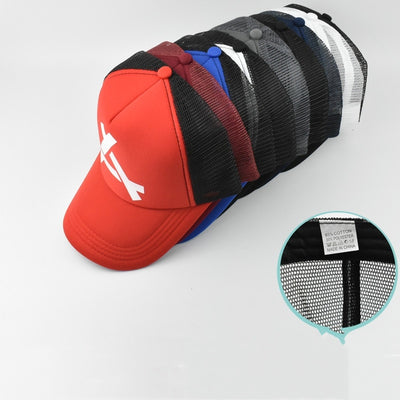 Men's Outdoor Leisure Peaked Cap Wide Brim Sunshade Breathable Net Cap