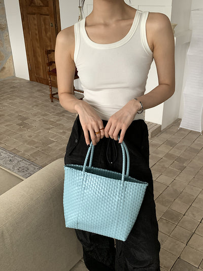 Holiday Shoulder Tote Hand-woven Bag