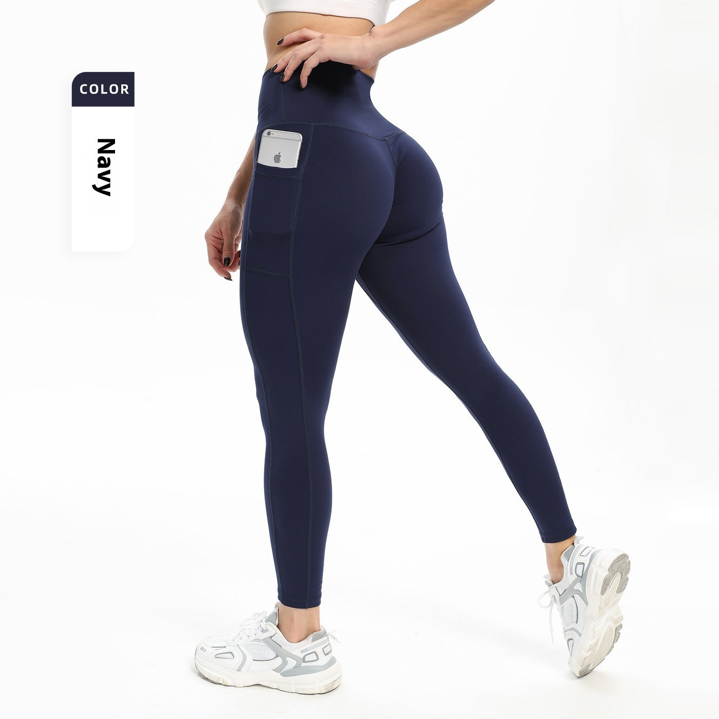 Women's Slim-fit Pocket High Waist Workout Sports Yoga Pants