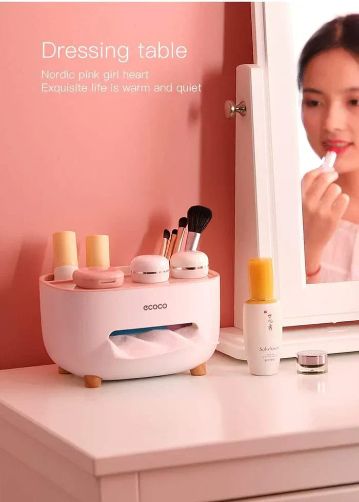 Home.Co - Ecoco Tissue Box & Organizer (Random Color)