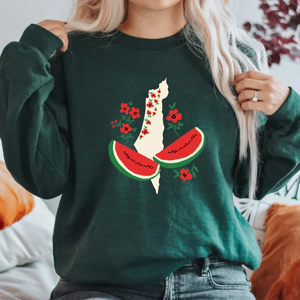 This Is Not A Watermelon Sweatshirts Funny Watermelon Women