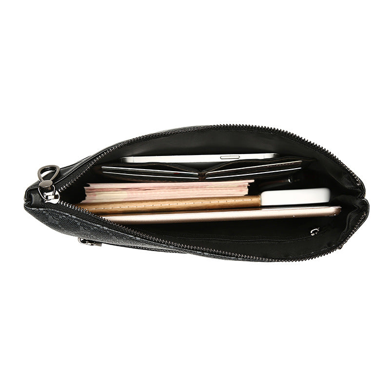 Men's Black Fashion Retro Leather Bag