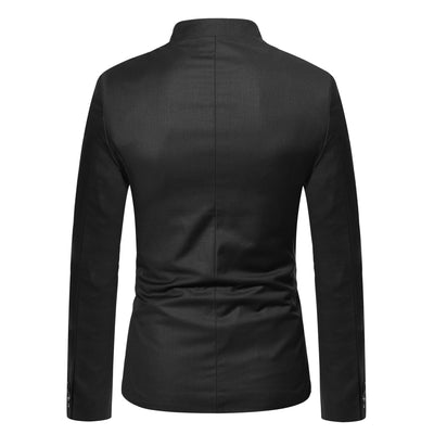 Men's Stand Collar Suit Slim Jacket