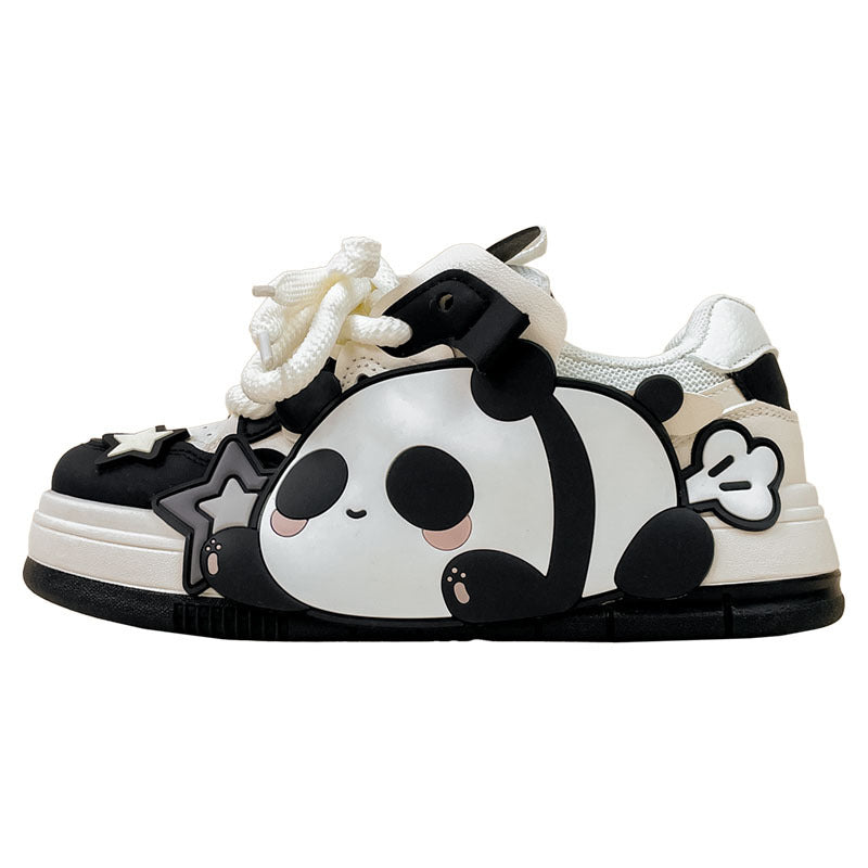 Cute Panda Student Sports Casual Shoes