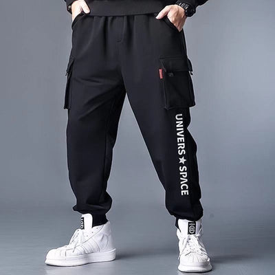 Polyester Plus Size Men's Casual Working Pants