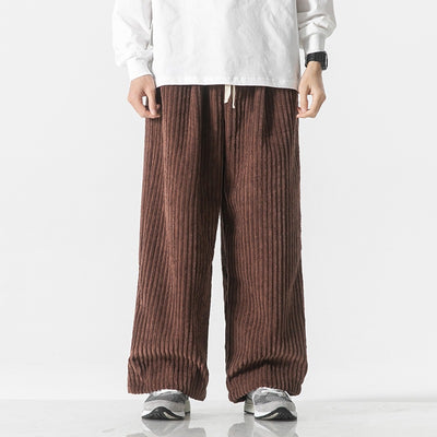 Work Clothes Straight-leg Pants Corduroy Wide-leg Casual Pants