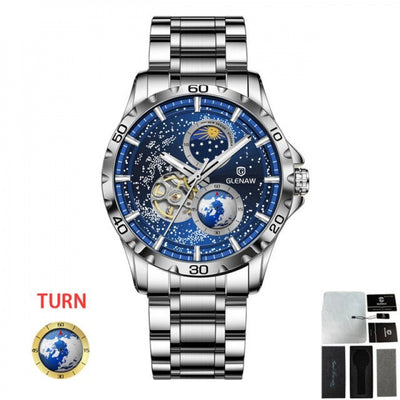 Men's Simple Stainless Steel Quartz Watch