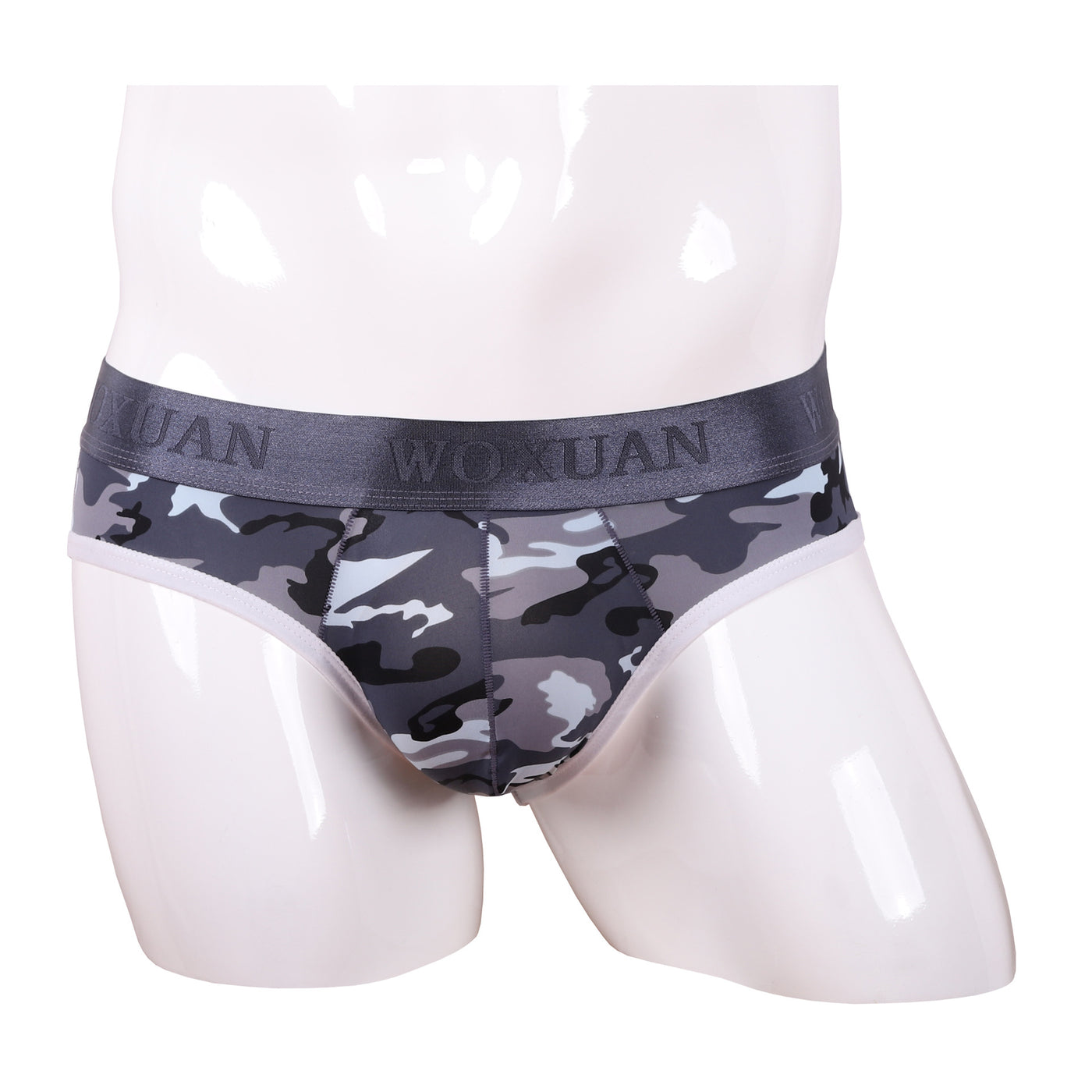 Camouflage Hip-exposed Double G-string T-shaped