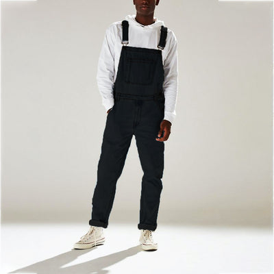 Suspender Pants Suspenders One-piece High Waist Men's Jeans