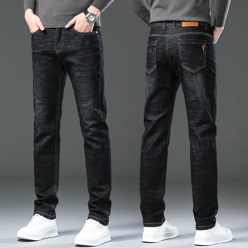 Men's Casual Loose Straight High Stretch Jeans