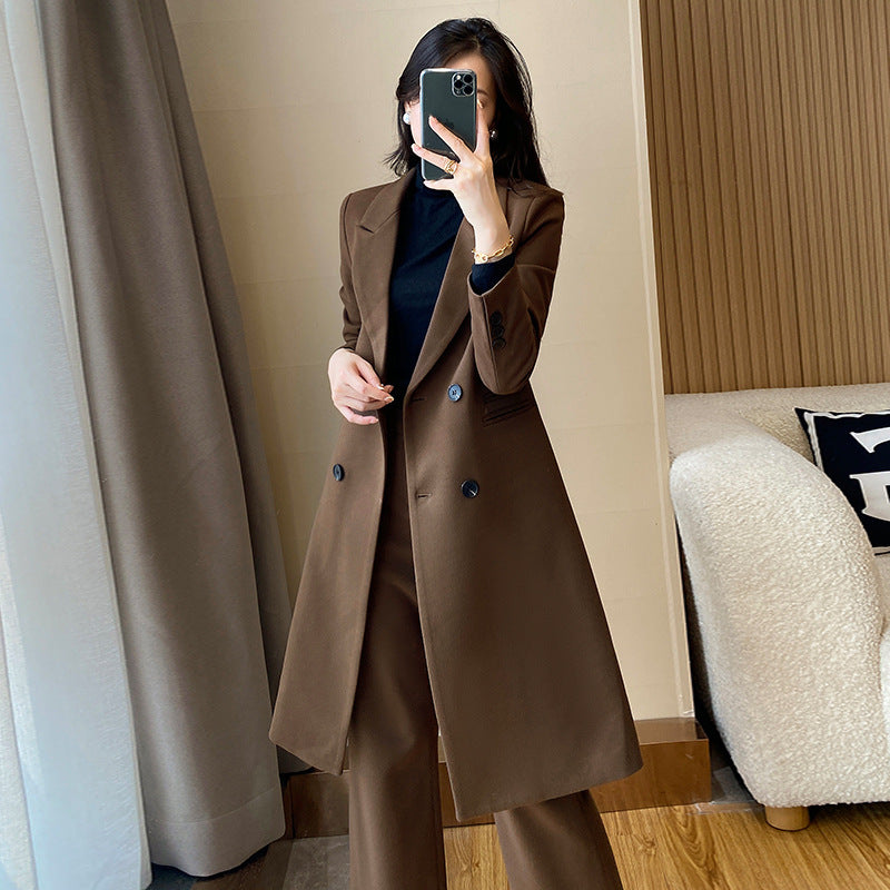 Women's Casual Double-breasted Elegant Trench Coat