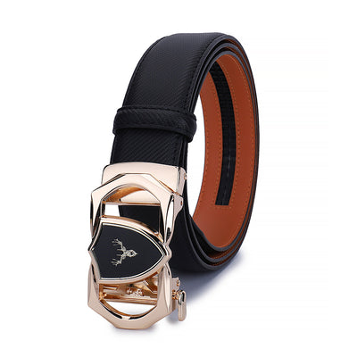 Real Leather Belt For Men's Business And Leisure