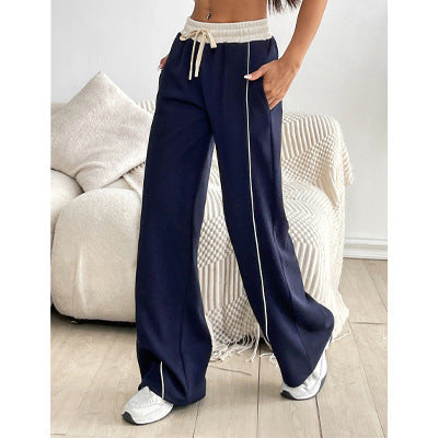 Fashionable Side Reflective Striped Sports Pants