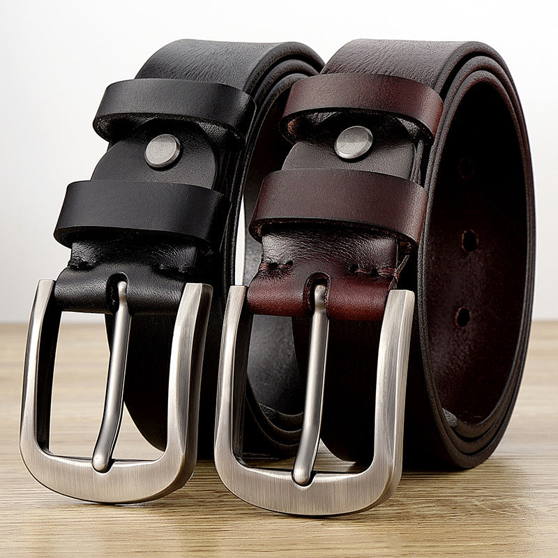 First Layer Cow Leather Belt Men