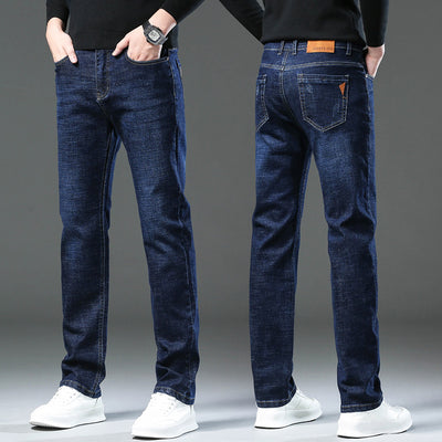 Men's Casual Loose Straight High Stretch Jeans