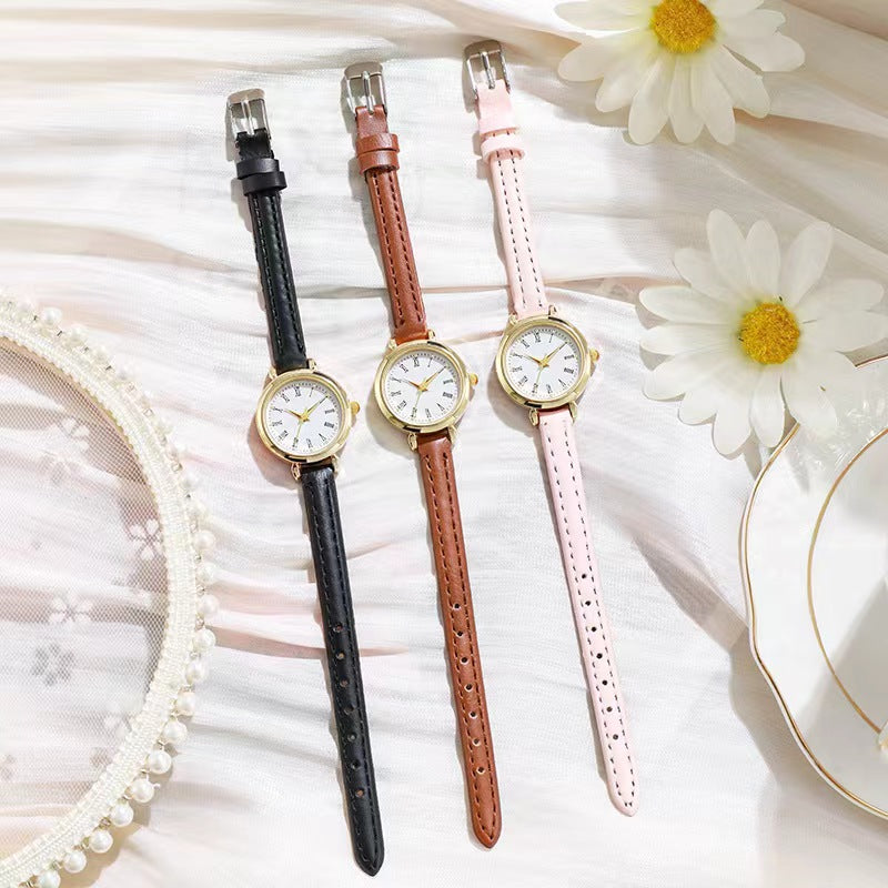 Women's Simple And Compact Alloy Belt Watch