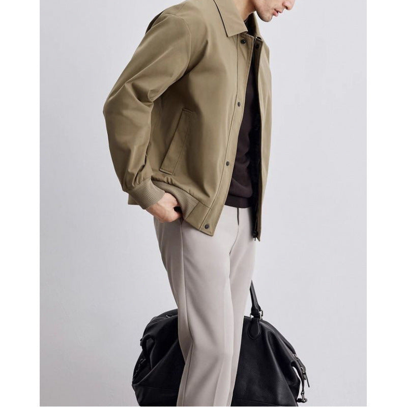 Spring And Autumn Men's Administrative Lapel Jacket