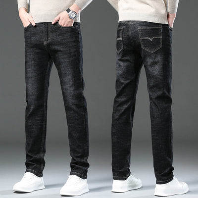 Men's Casual Loose Straight High Stretch Jeans