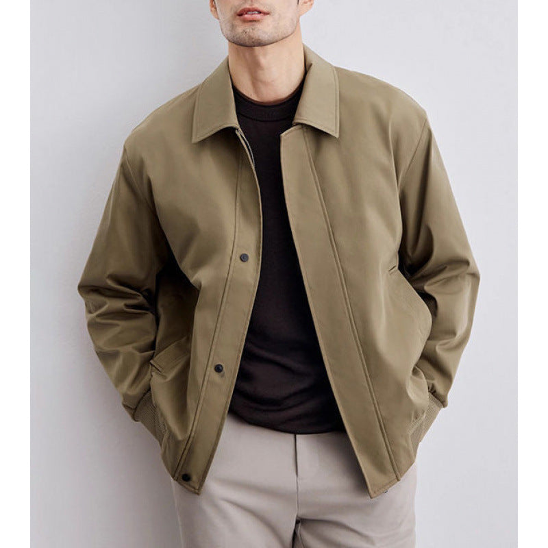 Spring And Autumn Men's Administrative Lapel Jacket