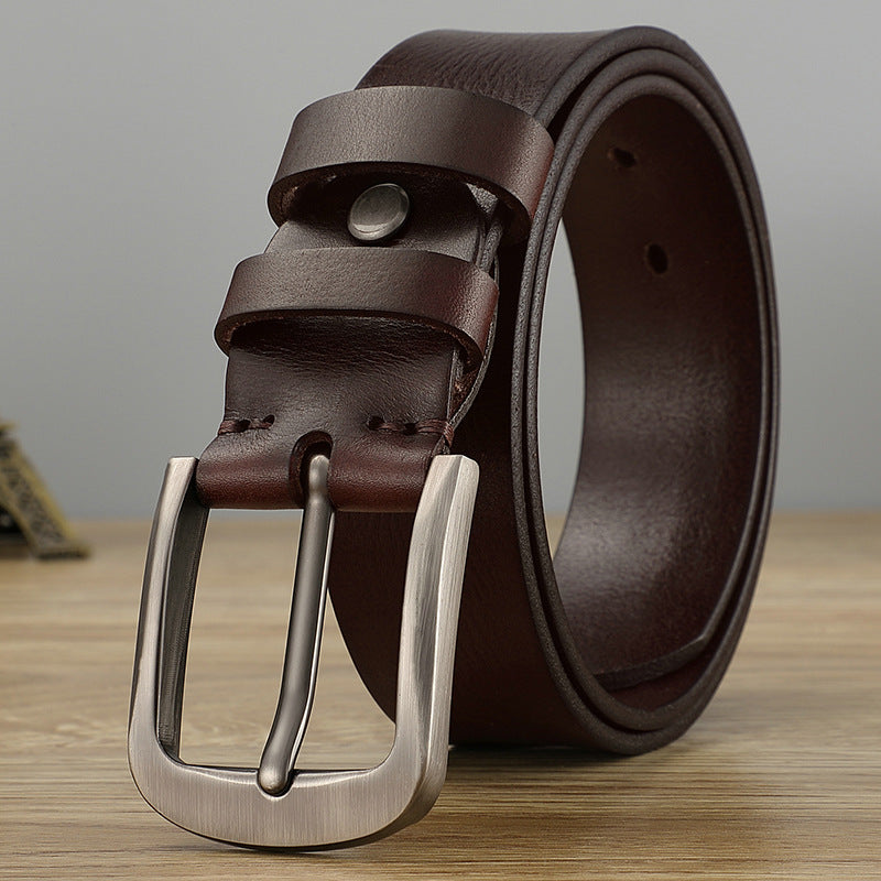 First Layer Cow Leather Belt Men