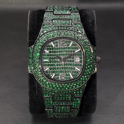 Special-interest Full Diamond Rap Hip Hop Watch