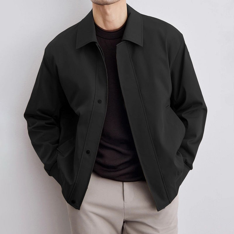 Spring And Autumn Men's Administrative Lapel Jacket