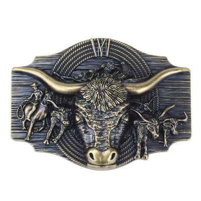 Fashion Personality Cow Head Belt Buckle