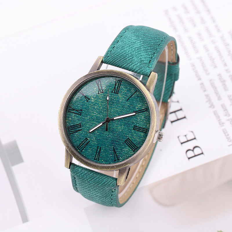 Women's Casual Denim Belt Quartz Watch