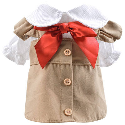 Pet Clothes Khaki Trench Coat Couple Clothes