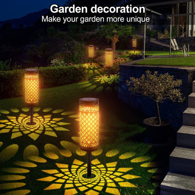 Metal Solar-powered Lawn Lamps Courtyard Decorative Waterproof