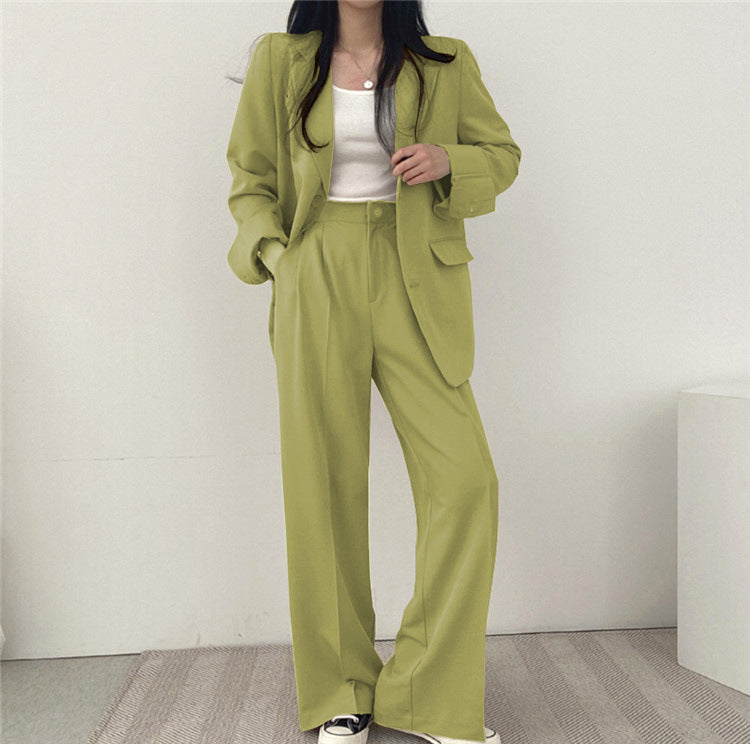 Korean Style Casual Suit Set Women