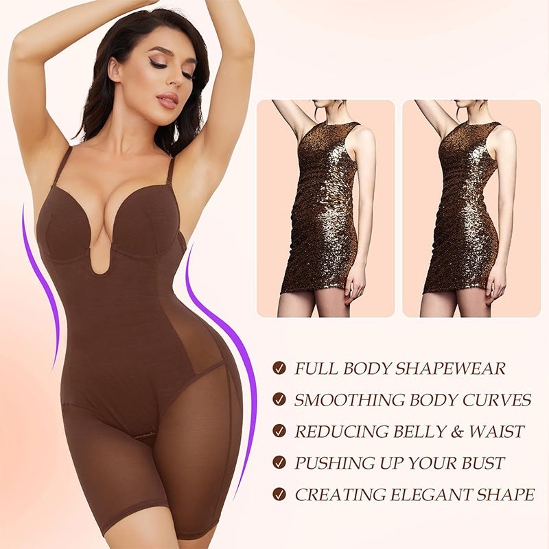 Sexy Corset Belly-contracting Jumpsuit Sling