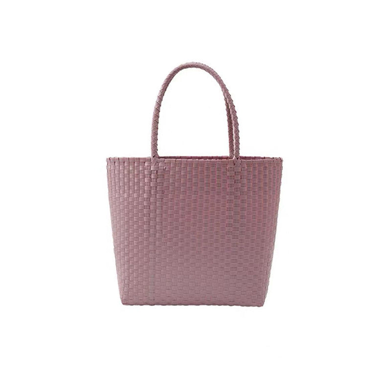 Holiday Shoulder Tote Hand-woven Bag